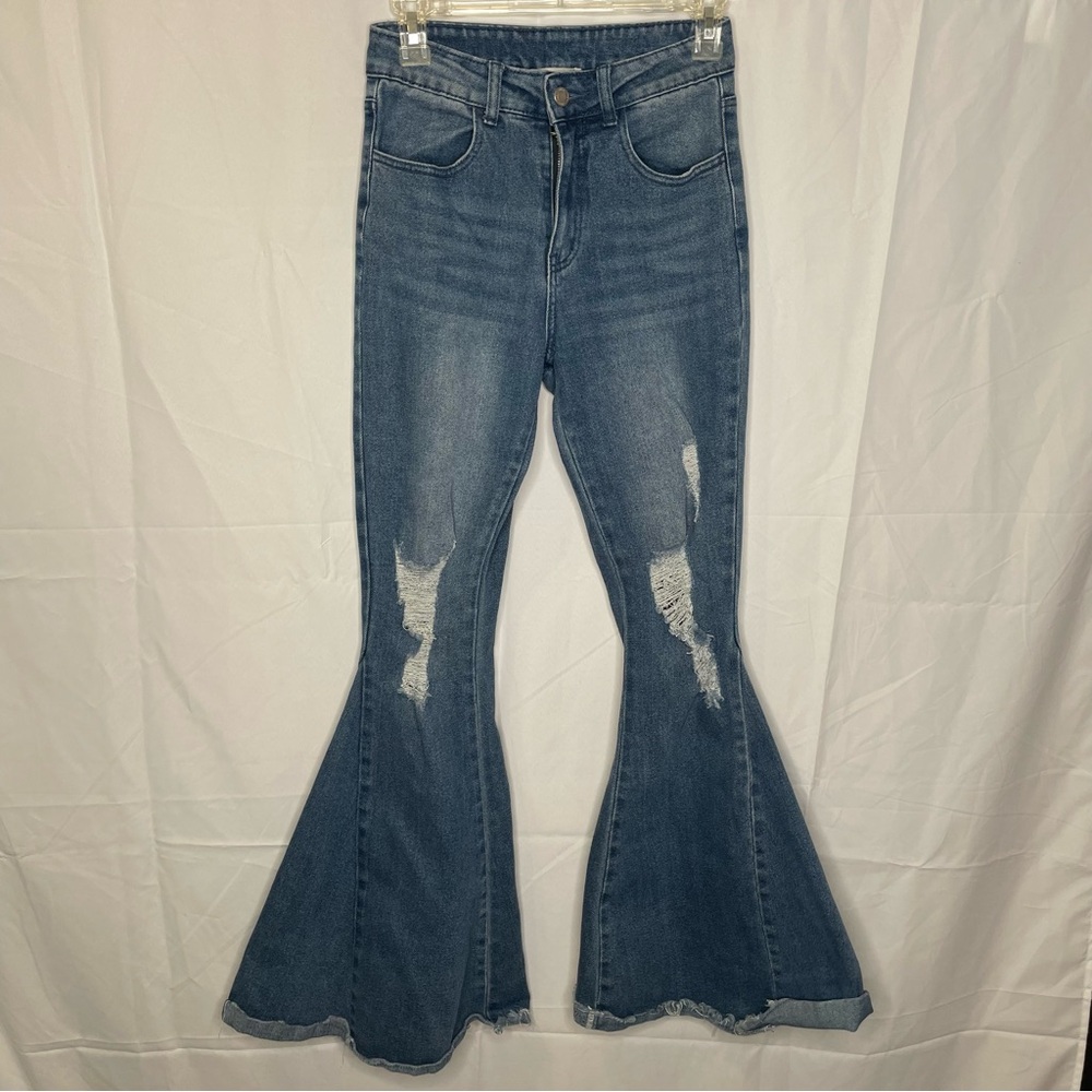 Saints & Hearts Bell bottom jeans - Picture 2 of 7